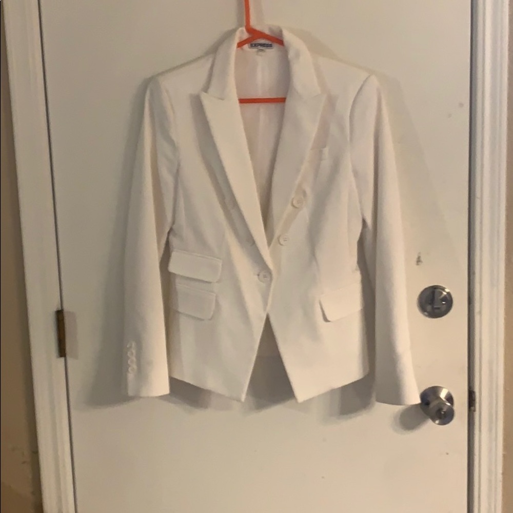 White blazer